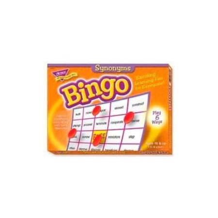 TREND ENTERPRISES Trend® Synonyms Bingo Game, Age 10 & Up, 3 to 36 Players, 1 Box 6131